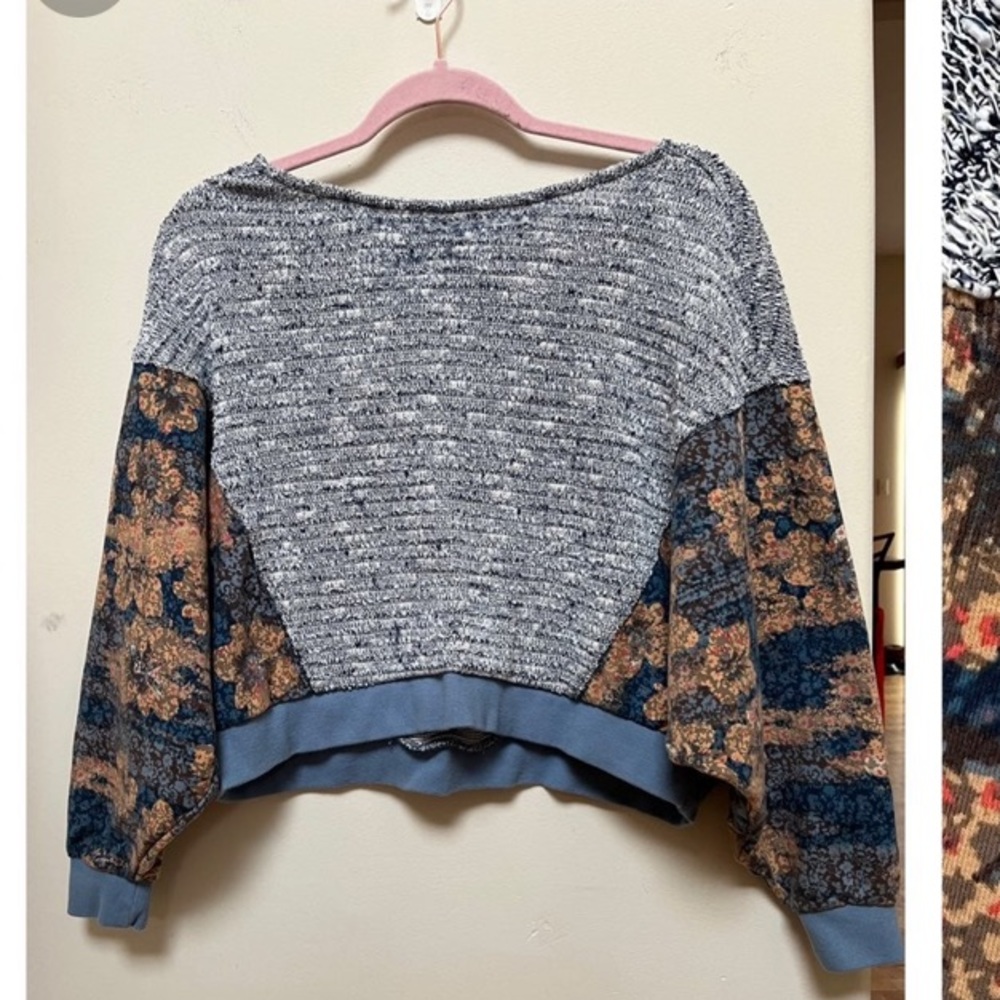 Anthropologie // Saturday Sunday crop top